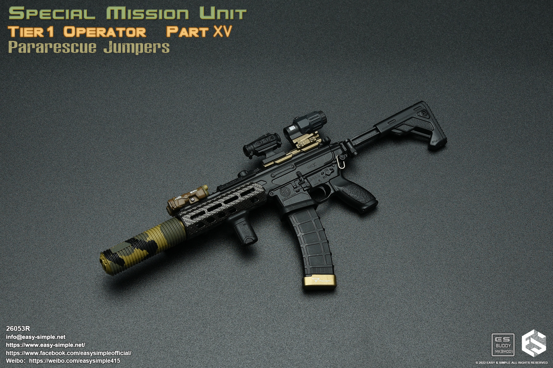 Easy&Simple 26053R SMU Tier1 Operator Part XV Pararescue Jumpers,Boxed