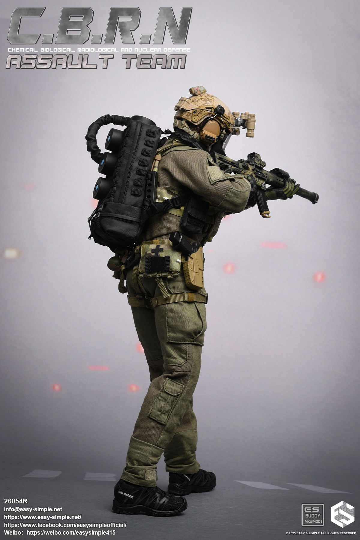 Easy&Simple 26054R CBRN Assault Team,Boxed Figure